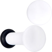 Load image into Gallery viewer, Wonderful White Matte Acrylic Single Flare Plug Set
