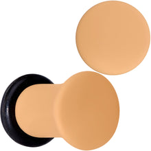 将图片加载到图库查看器，Terrific Tan Matte Acrylic Single Flare Plug Set
