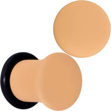 将图片加载到图库查看器，Terrific Tan Matte Acrylic Single Flare Plug Set
