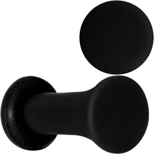 Load image into Gallery viewer, Beauteous Black Matte Acrylic Single Flare Plug Set
