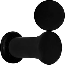 Load image into Gallery viewer, Beauteous Black Matte Acrylic Single Flare Plug Set
