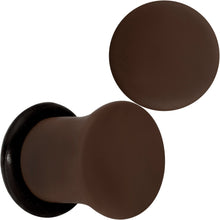 Load image into Gallery viewer, Delicious Dark Brown Matte Acrylic Single Flare Plug Set
