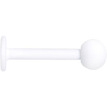 Load image into Gallery viewer, 16G 5/16 White Acrylic Matte Labret Monroe Tragus
