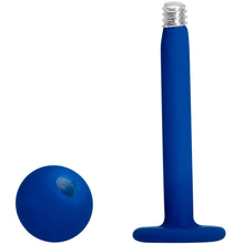 Load image into Gallery viewer, 16G 5/16 Blue Acrylic Matte Labret Monroe Tragus
