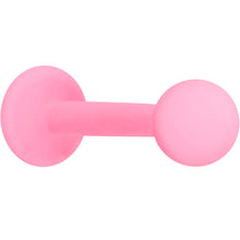 Load image into Gallery viewer, 16G 5/16 Light Pink Acrylic Matte Labret Monroe Tragus
