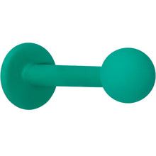 Load image into Gallery viewer, 16G 5/16 Teal Acrylic Matte Labret Monroe Tragus
