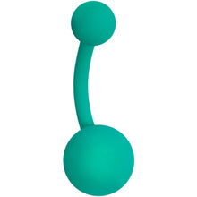 Load image into Gallery viewer, Teriffically Teal Matte Belly Ring
