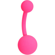 将图片加载到图库查看器，Powerfully Pink Matte Belly Ring
