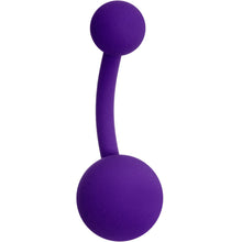 Load image into Gallery viewer, Posh Purple Matte Belly Ring
