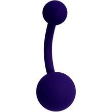 Load image into Gallery viewer, Nifty Navy Blue Matte Belly Ring
