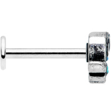 将图片加载到图库查看器，16G 5/16 Aqua Orb Curvy Elephant Labret Monroe Tragus
