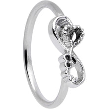 Load image into Gallery viewer, 20G 5/16 Infinity Heart Valentines Day Nose Hoop
