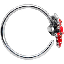 Load image into Gallery viewer, 20G 5/16 Red Atlantic Lobster Nose Hoop
