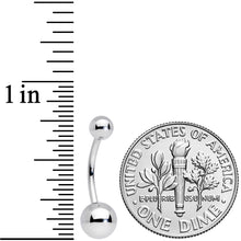 Load image into Gallery viewer, 16G 3/8 Grade 23 Titanium Cartilage Curved Barbell
