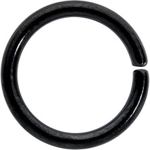 Load image into Gallery viewer, 16G 5/16 Black Titanium Anodized Annealed Seamless Circular Ring
