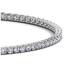 Load image into Gallery viewer, Lab Grown Round Diamond Tennis Bracelet in 14k White Gold (2 cctw F/G  VS2/SI1)
