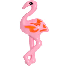 Load image into Gallery viewer, 16G 5/16 Gold Tone Pink Flamingo Labret Monroe Tragus
