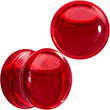Load image into Gallery viewer, Acrylic Fake Blood Filled Halloween Saddle Plug Set 0G to 1 Inch
