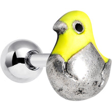 Load image into Gallery viewer, 16G 1/4 Hatching Easter Chick Cartilage Tragus Earring
