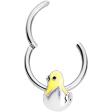 Load image into Gallery viewer, 16G 3/8 Hatching Easter Chick Hinged Segment Ring

