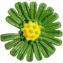 Load image into Gallery viewer, 16G 5/16 Green Daisy Flower Labret Monroe Tragus
