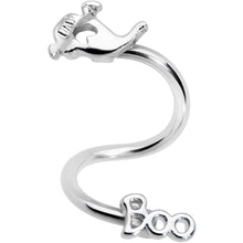 将图片加载到图库查看器，Wailing Ghost Boo Halloween Spiral Twister Belly Ring

