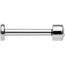 Load image into Gallery viewer, 16G 5/16 Clear Gem Grade 23 Titanium Internally Threaded Labret
