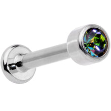 将图片加载到图库查看器，16G 5/16 Vitrail Gem Grade 23 Titanium Internally Threaded Labret

