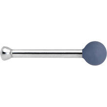 Load image into Gallery viewer, 20G 1/4 Grey Matte 2mm Nose Bone
