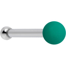 Load image into Gallery viewer, 20G 1/4 Teal Matte 2mm Nose Bone
