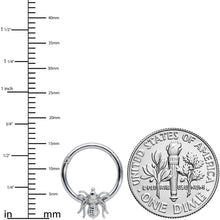 将图片加载到图库查看器，16G 3/8 Creepy Insect Halloween Hinged Segment Ring
