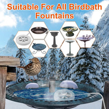Load image into Gallery viewer, 70W Bird Bath Deicer Aluminum Alloy Water Heater with Thermostat Auto Shutdown
