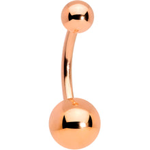 Load image into Gallery viewer, Clear CZ Gem Rose Gold Tone Elegance Belly Ring Set of 3
