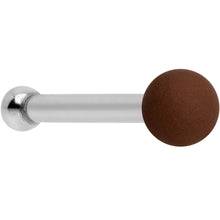 将图片加载到图库查看器，20G 1/4 Dark Brown Matte 2mm Nose Bone

