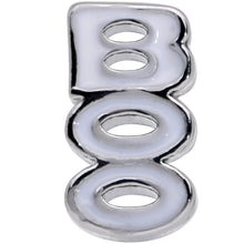 Load image into Gallery viewer, 16G 1/4 White Boo Halloween Cartilage Tragus Earring
