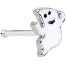 将图片加载到图库查看器，20G 1/4 Happy Ghost Halloween Nose Bone
