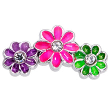 Load image into Gallery viewer, 16G 5/16 Clear Gem Triple Flower Garland Labret Monroe Tragus
