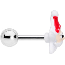 Load image into Gallery viewer, 16G 1/4 Santas Beard Holiday Christmas Cartilage Tragus Earring

