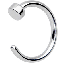 将图片加载到图库查看器，20G 1/4 Simple Disc Nose Hoop
