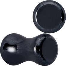 将图片加载到图库查看器，Natural Black Hematite Stone Saddle Plug Set
