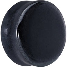 将图片加载到图库查看器，Natural Black Hematite Stone Saddle Plug Set
