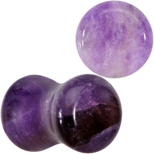 Load image into Gallery viewer, Natural Purple Amethyst Stone Saddle Plug Set
