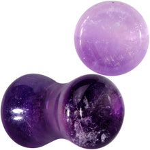 Load image into Gallery viewer, Natural Purple Amethyst Stone Saddle Plug Set
