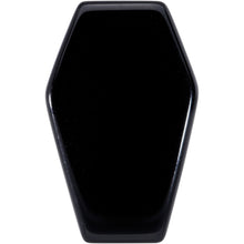 将图片加载到图库查看器，Black Obsidian Coffin Halloween Double Flare Plug Set

