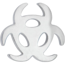 将图片加载到图库查看器，Biohazard Symbol Barbell Tongue Ring
