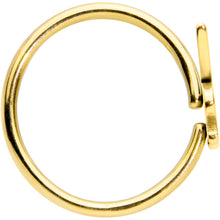 Load image into Gallery viewer, 20G 5/16 Gold Tone Licensed Playboy Bunny Nose Hoop
