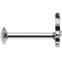 将图片加载到图库查看器，16G 5/16 Licensed Playboy CZ Gem Internally Threaded Labret
