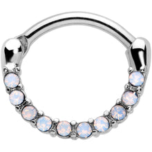 Load image into Gallery viewer, 16G 5/16 Aurora Gem Paved Cartilage Clicker
