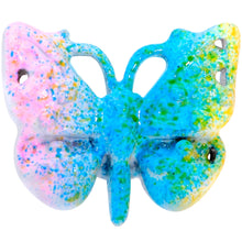 Load image into Gallery viewer, 16G 1/4 Baroque Rainbow Butterfly Cartilage Tragus Earring
