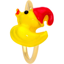 Load image into Gallery viewer, 20G 5/16 Gold Tone Sleepy Duck Nose Hoop

